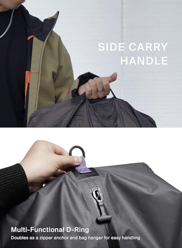 Gray Reusable Vacuum Compression Travel Bag 18L for Carry-On Suitcase & Backpack - 2-Pack with Pump