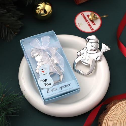 Snowman Bottle Openers Gift Set (24 pcs) – Uezea, Frosty Holiday Party Favors
