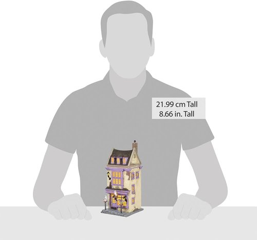 Department 56 Harry Potter Village Eeylops Owl Emporium - Lit Building, 8.66 Inch, Multicolor
