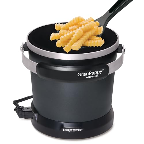 Electric Deep Fryer 6-Cup Capacity, Nonstick, Quick Heat & Safety Cord