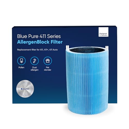Blueair 411 AllergenBlock Filter Replacement for Air Purifier - Variation of 411 AllergenBlock
