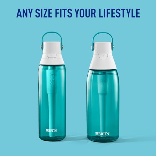 Brita 36 oz Premium Filtering Water Bottle - Sea Glass, BPA-Free, Reusable