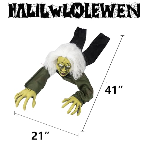 Hourleey Halloween Outdoor Decorations, Animated Zombie Groundbreaker