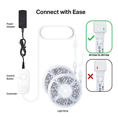 Kasa Smart LED Light Strip RGB 32.8ft Multicolor - WiFi App & Voice Control