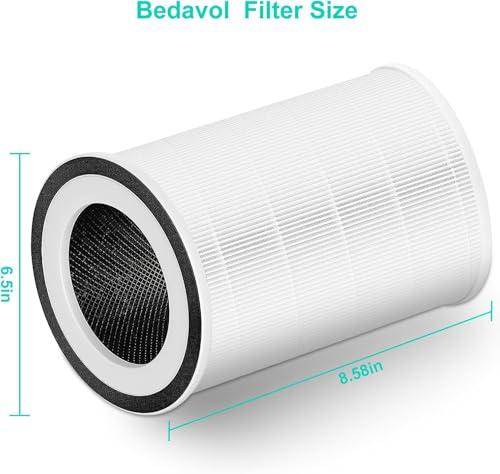 White 2-Pack KILO Air Purifier Filter for Afloia KILO, KILOPLUS, MIRO Models