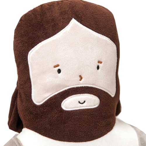 20inch Jesus Plush Toy Jesus Stuffed Dolls Cartoon Pillow Christ Religious Savior Toys Christian Figure Home Christmas Decoration Baptism Gift