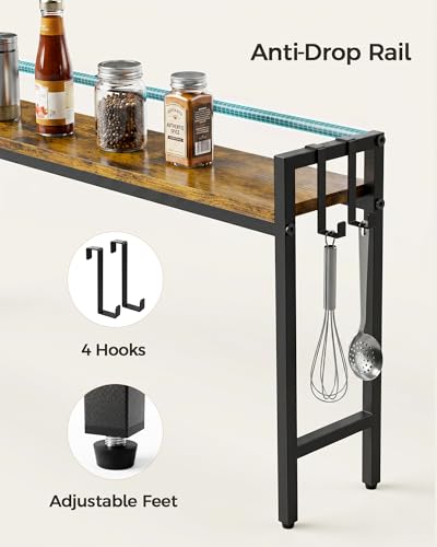 Banawey Over the Stove Shelf 32 Inch Kitchen Spice & Utensil Organizer