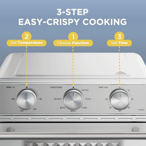 Midea Neo 21.1 Quarts Air Fryer Toaster Oven Combo - Stainless Steel