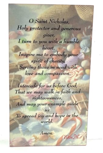 St Nicholas Holy Card Bulk Pack of 10 Religious Prayer Cards Christmas Gift