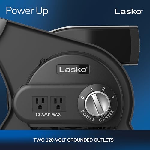 Lasko Classic 12" Pivoting High-Velocity Portable Fan - Black, U12104