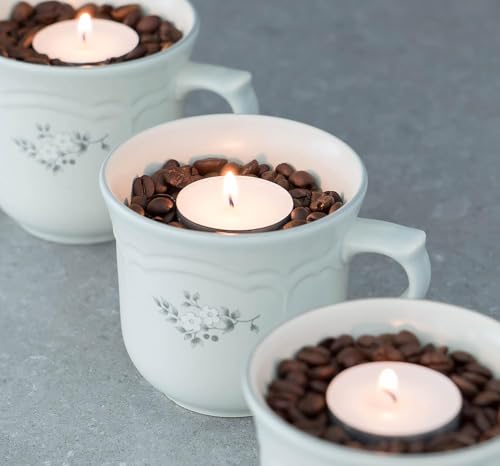 Stonebriar 100 Pack Unscented Tea Light Candles - 8 Hour Burn Time, White, Sibling 100
