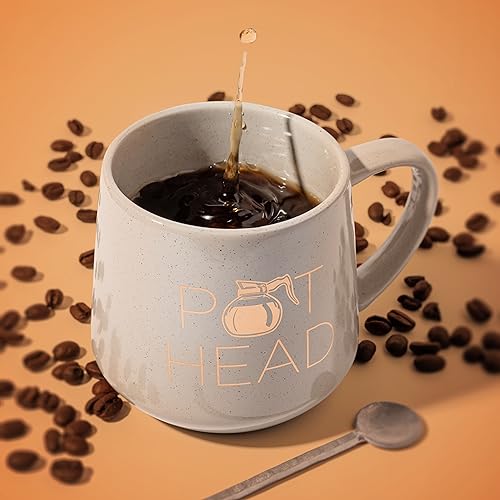 Karma 16 oz Chic Ceramic Coffee Mug Good Morning Sunshine - Cute and