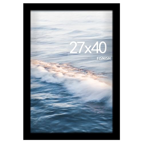 27x40 Poster Frame Black, inch Movie Frame, Wall Mount