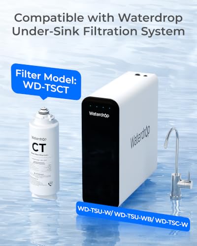 Waterdrop 12-Month Replacement Water Filter for TSU & TSU-WB Under-Sink Systems