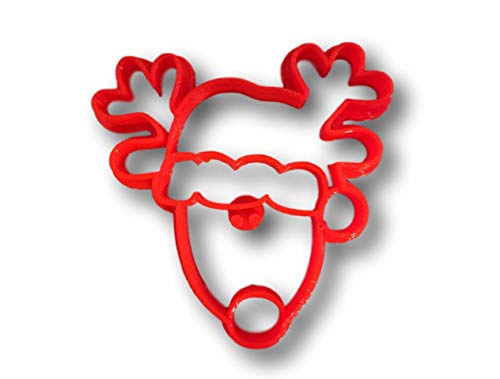 Christmas Reindeer Cookie Cutter - Food Safe Baking Tool for Holiday Cookies