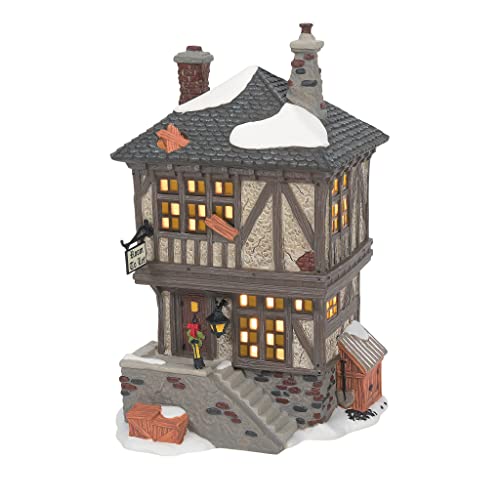 Department 56 Dickens Village Miner's Home & Ghost of Christmas Figurine Set