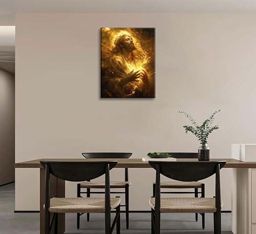 Jesus Christ Canvas Wall Art Portrait Christian Painting Picture