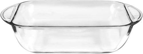 Glass Cake Pan 8" x 8" | Oven Safe Brownie Pan - Dishwasher & Microwave Safe for Easy Cleanup