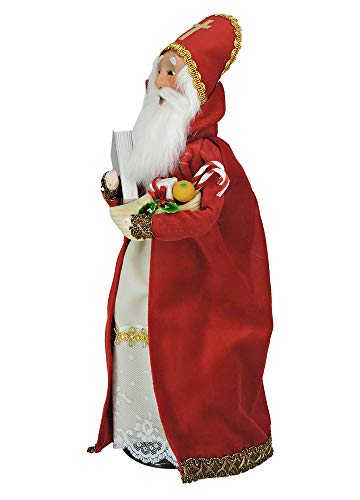 Byers' Choice Saint Nicholas ZEMP70X Christmas Caroler Figurine