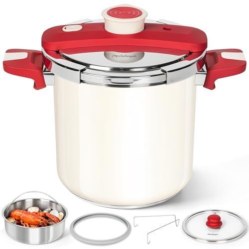 MICHELANGELO Stovetop Pressure Cooker Stainless Steel, 8.5 qt, 304
