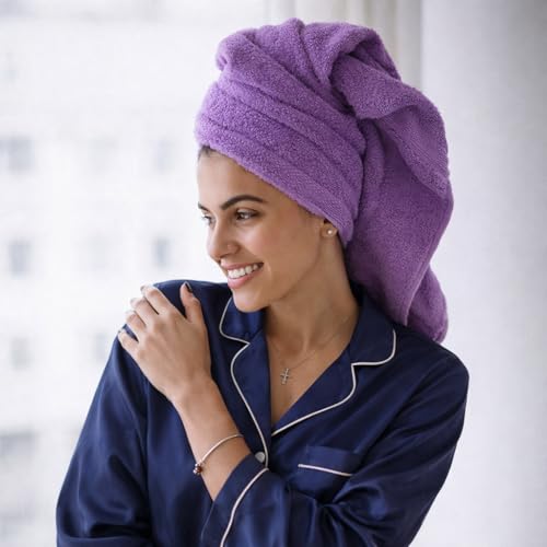 ZUPERIA 6-Pack Large Cotton Bath Towels 30x60 Inches - Multicolor, Soft & Absorbent