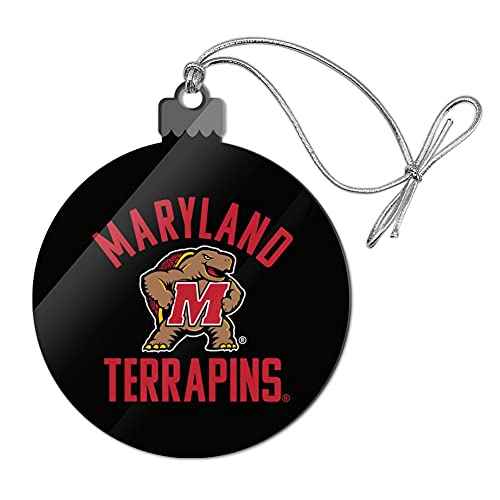 GRAPHICS & MORE Maryland Terrapin Acrylic Christmas Tree Holiday Ornament