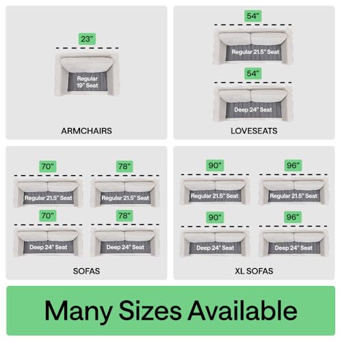 GORILLA GRIP Grey Sofa Cushion Support Board 21.5x70 for Sagging Couch