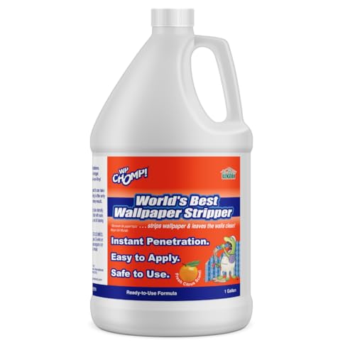 Wallpaper Stripper with Citrus Scent - Fast-Acting Adhesive Remover, 128 oz