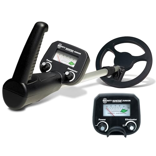 Junior Metal Detector for Kids - Lightweight & Adjustable Treasure Hunter with 6.5" Coil