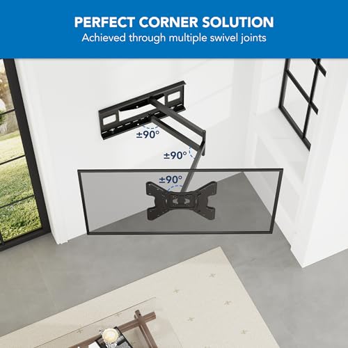 Long Arm TV Wall Mount with 40-Inch Extension, Fits 32-70 Inch Flat Screens