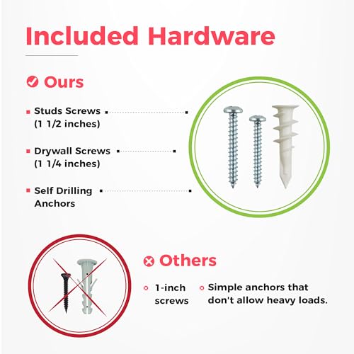 TIDYME 64-Inch Garage Wall Organizer with Double Hooks, Heavy Duty Tool Storage