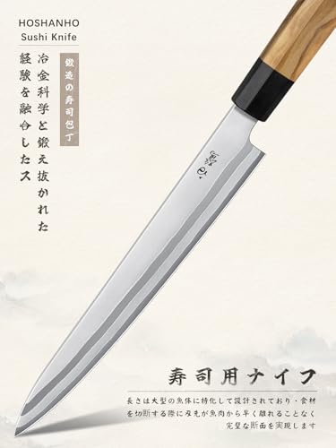 HOSHANHO 10-Inch Japanese Sushi Sashimi Knife - Razor Sharp Fish Fillet Knife