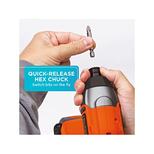 BLACK+DECKER 20V MAX PowerConnect Cordless Impact Driver Kit - Impact Wrench