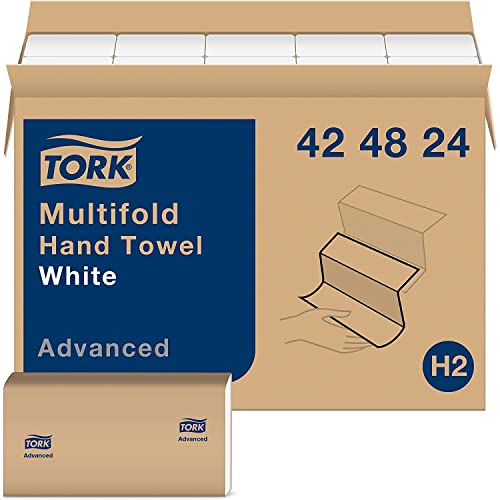 Tork Multifold Hand Towel White, 3-Panel, 250 Towels per Pack, 16
