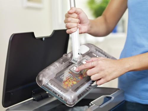 BLACK+DECKER Cordless Carpet Sweeper with 50-Minute Lithium Battery, Easy One-Hand Cleaning