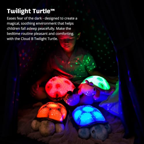 Cloud b Twilight Turtle Green Night Light Star Projector with 3 Colors & Auto-Shutoff