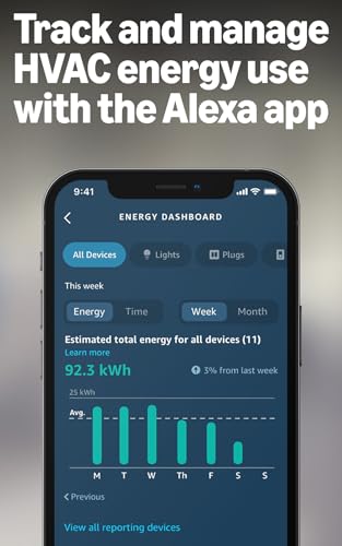 Smart Thermostat for Alexa & Voice Control - 1 Pack, C-Wire Required