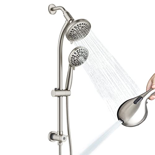 High Pressure Handheld/Rain 82-mode 3-way Shower Head Combo with