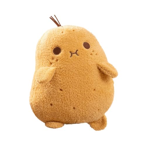 Potato Plush, 13.7inch Kawaii Stuffed Potato Pillow Soft Cute Potato Plushie Pillow,Funny Food Plush Pillows Doll for Kids Gifts Home Decor Party