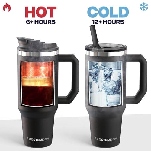 Georgia Red Frost Buddy Thicc Buddy 40oz Insulated Stainless Steel Tumbler