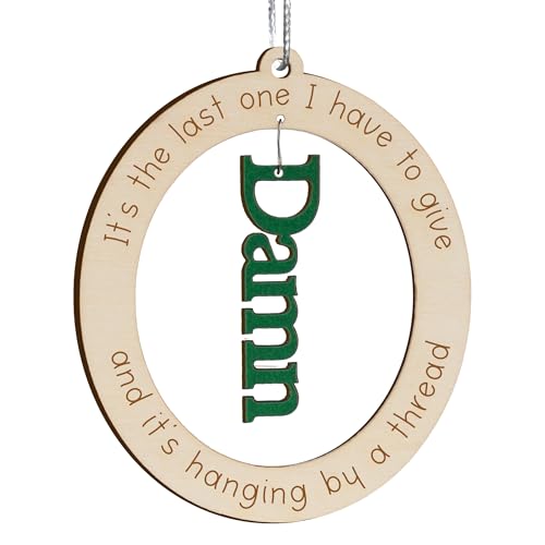 Funny Fuck Ornament 2025 - Exchange Funny Ornaments for Adults - Naughty Ugly Christmas Tree Hanging - Unique Christmas Ornaments, Dirty Santa Gifts for Adults