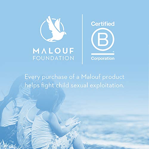 Malouf Zoned Gel Dough Memory Foam Bed Pillow Queen Mid Loft - Supportive & Breathable