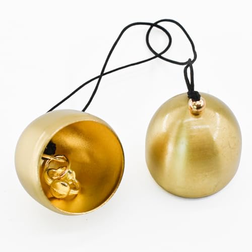 4pcs Decorative Jingle Bells for Christmas Wind Chimes, Fengshui Home Decor & Garden Ornaments