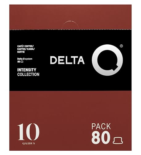 Delta Q Qalidus Espresso Coffee Pods - Classic Roast, XXL Pack 80 Capsules
