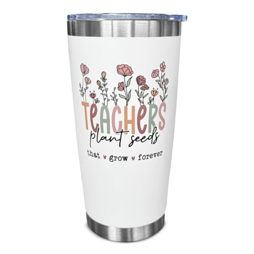 SOL VIBES 20 oz Teacher Gifts Travel Tumbler Coffee Cup - 20 Ounces
