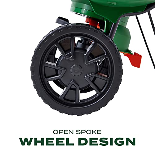 Mini Broadcast Spreader for Lawn Fertilizer, Grass Seed & Ice Melt - Single Pack
