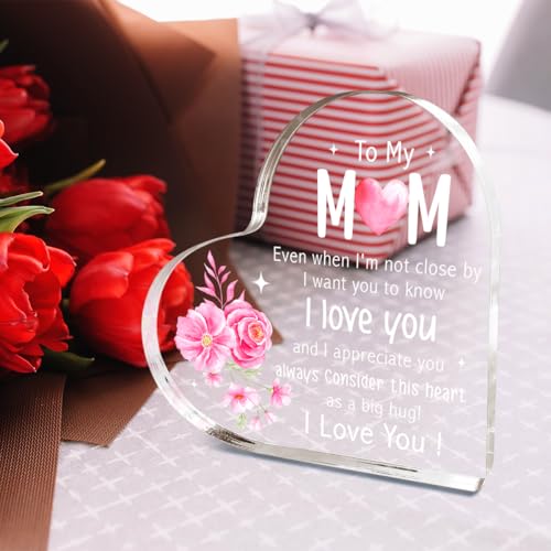 Mom30 Heart Plaque Gift from Daughter - Meaningful Mom Appreciation Decor