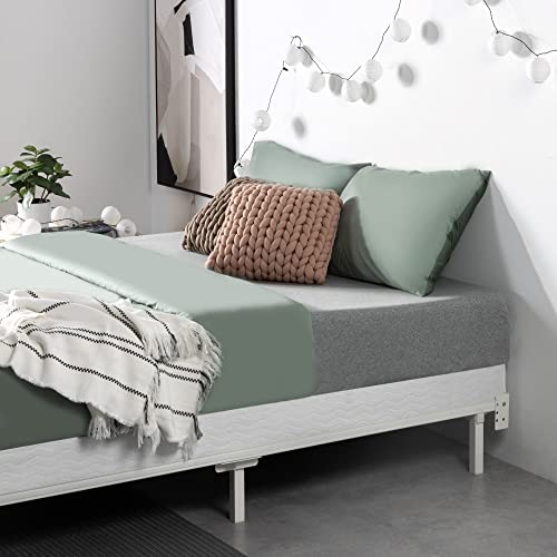 Quick Assembly Full-Size Metal Box Spring with Steel Frame - New/Upgraded