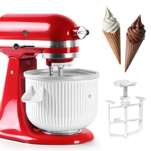 KitchenAid Ice Cream Maker Attachment for Stand Mixers - Bowl Included