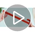 2 Pcs Red Bow Wreath Hanger 12 Inch - Otoolling Adjustable, No-Drill